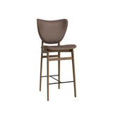 Elephant Bar + Counter Chair: Front Upholstered + Counter + Light Smoked Oak