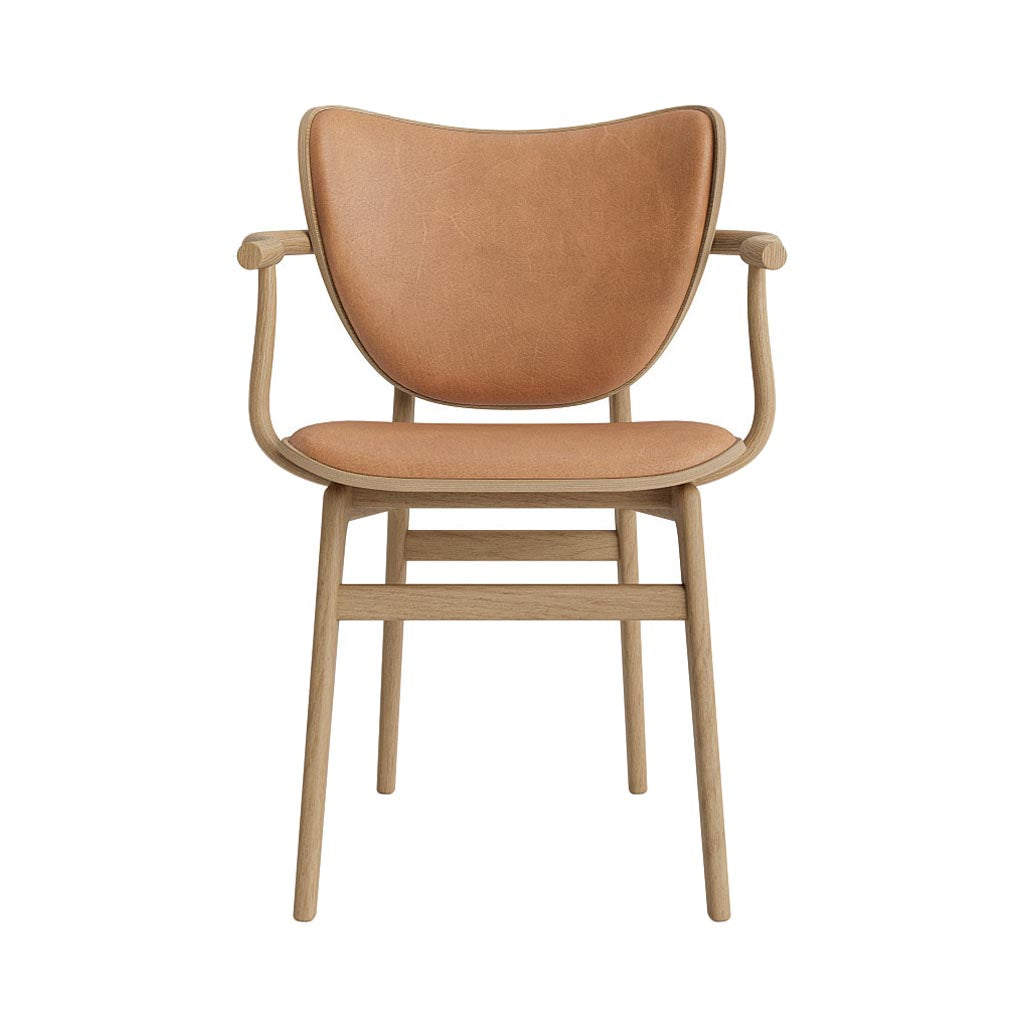 Elephant Armchair: Front Upholstered + Natural Oak