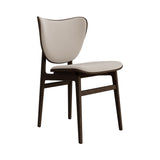 Elephant Chair: Front Upholstered + Dark Smoked Oak 