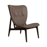 Elephant Lounge Chair: Front Upholstered + Dark Smoked Oak
