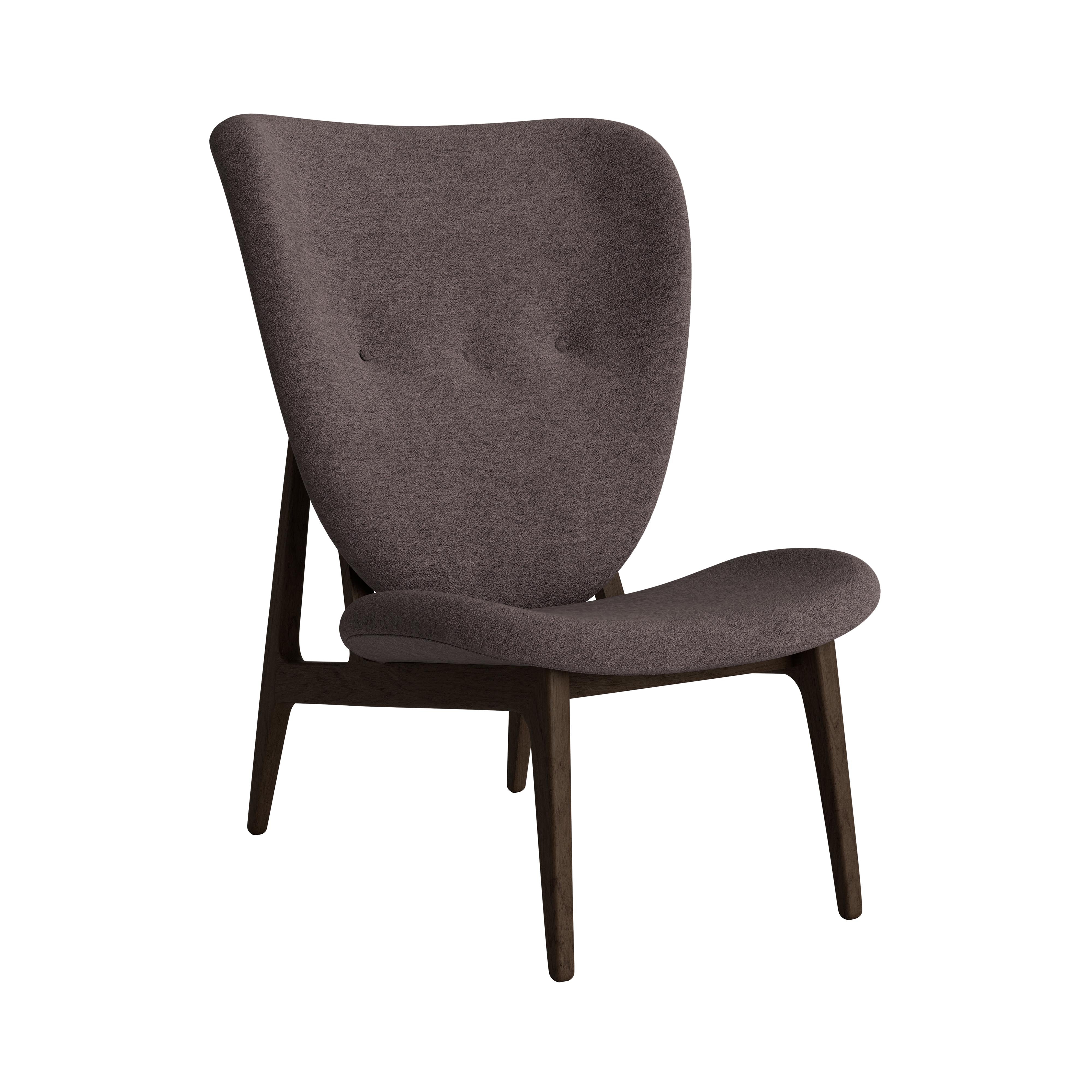 Elephant Lounge Chair: Full Upholstered + Dark Smoked Oak
