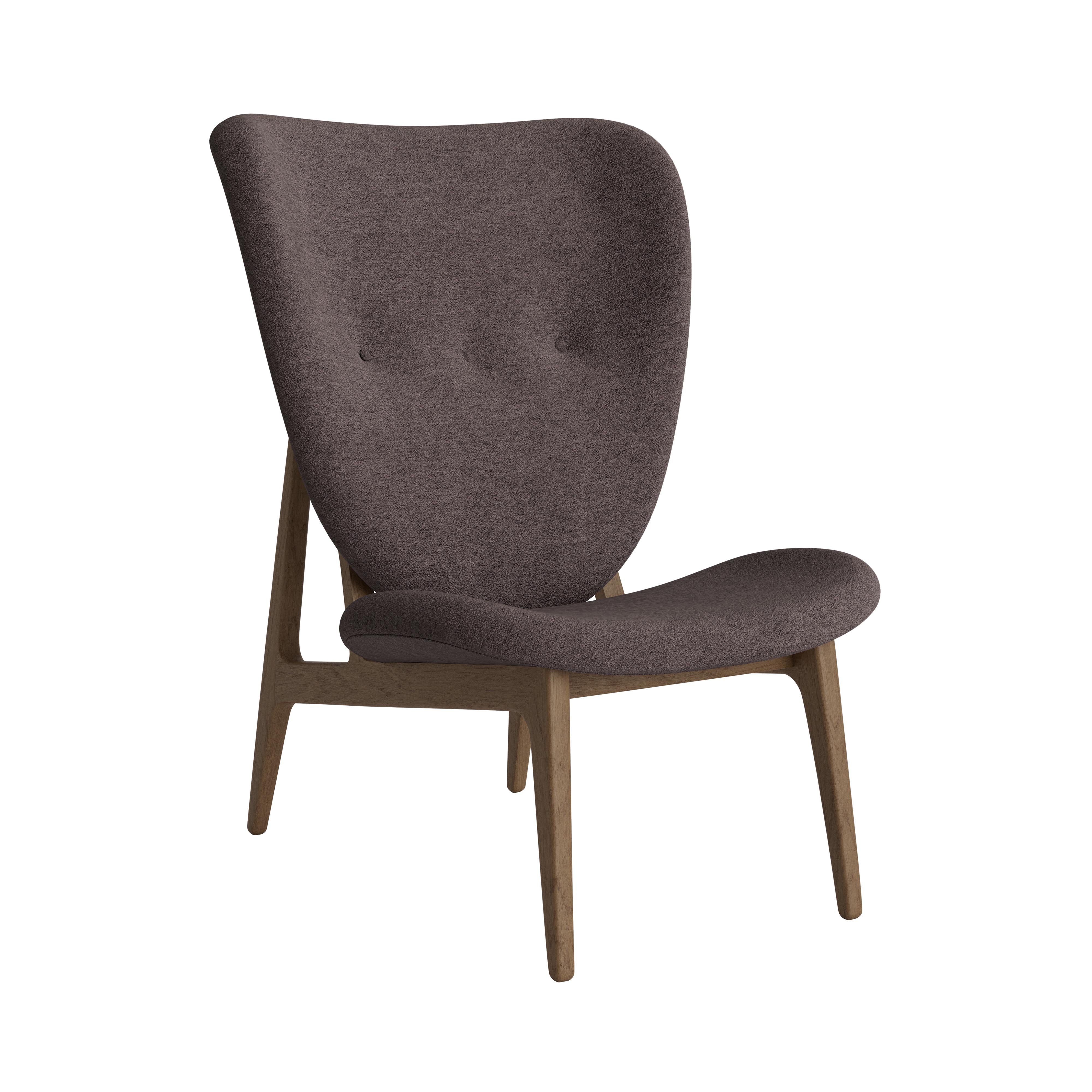 Elephant Lounge Chair: Full Upholstered + Light Smoked Oak