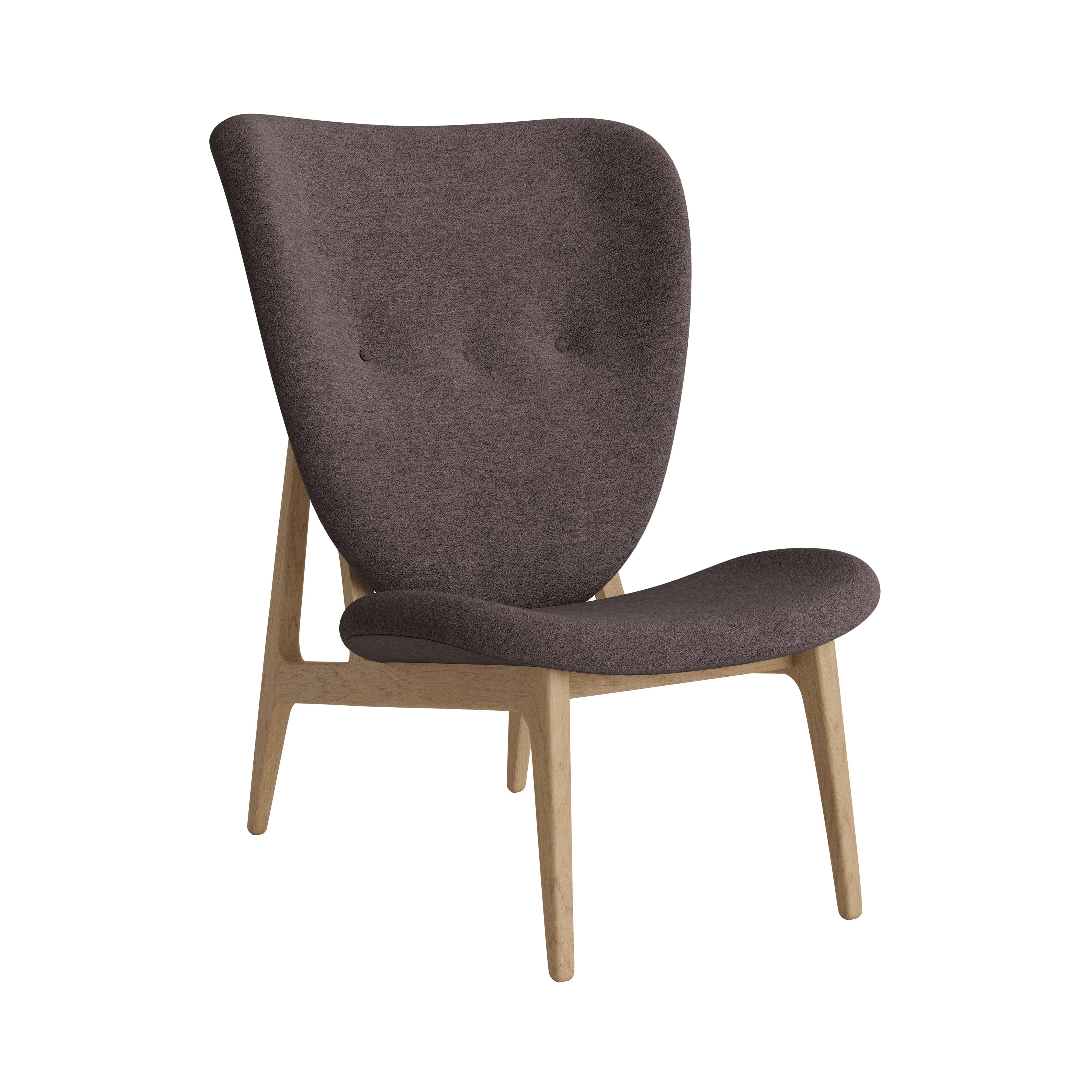 Elephant Lounge Chair: Full Upholstered + Natural Oak