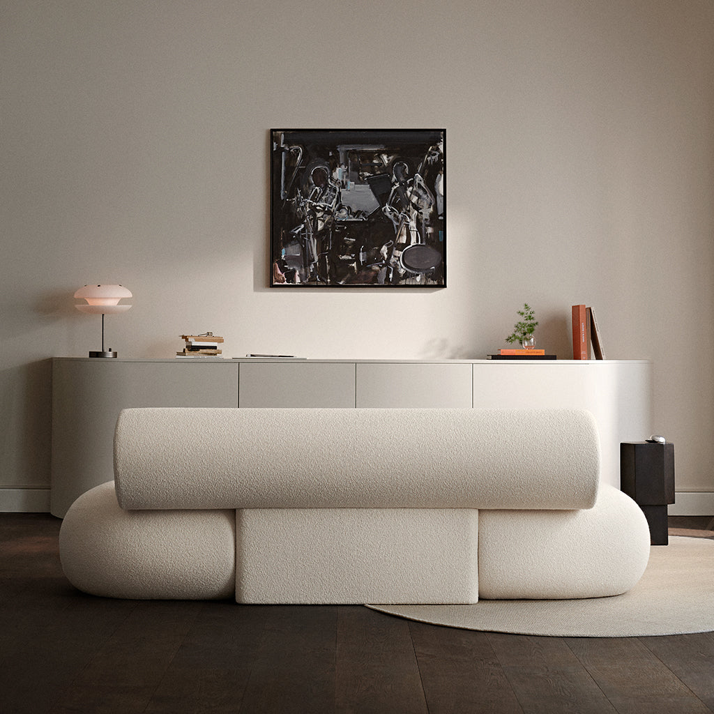 Hippo Sofa: Upholstered