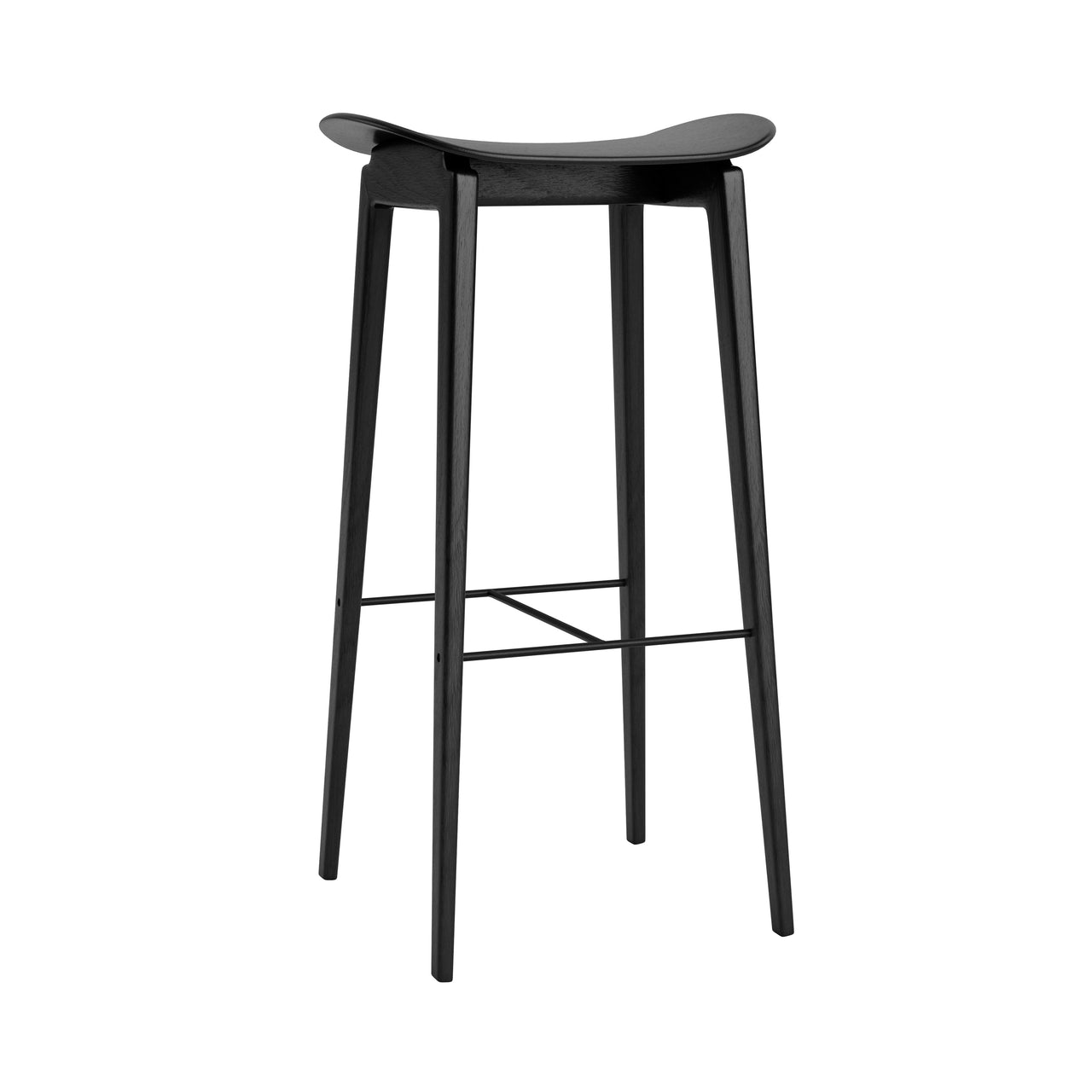 NY11 Bar + Counter Stool: Bar + Black Oak