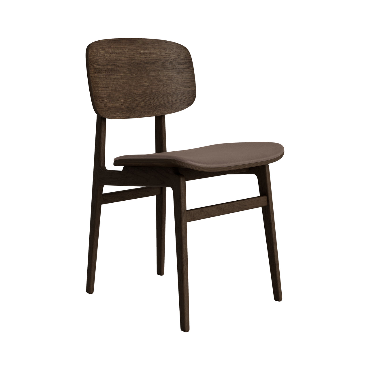 Ny11 Chair: Seat Upholstered + Dark Smoked Oak