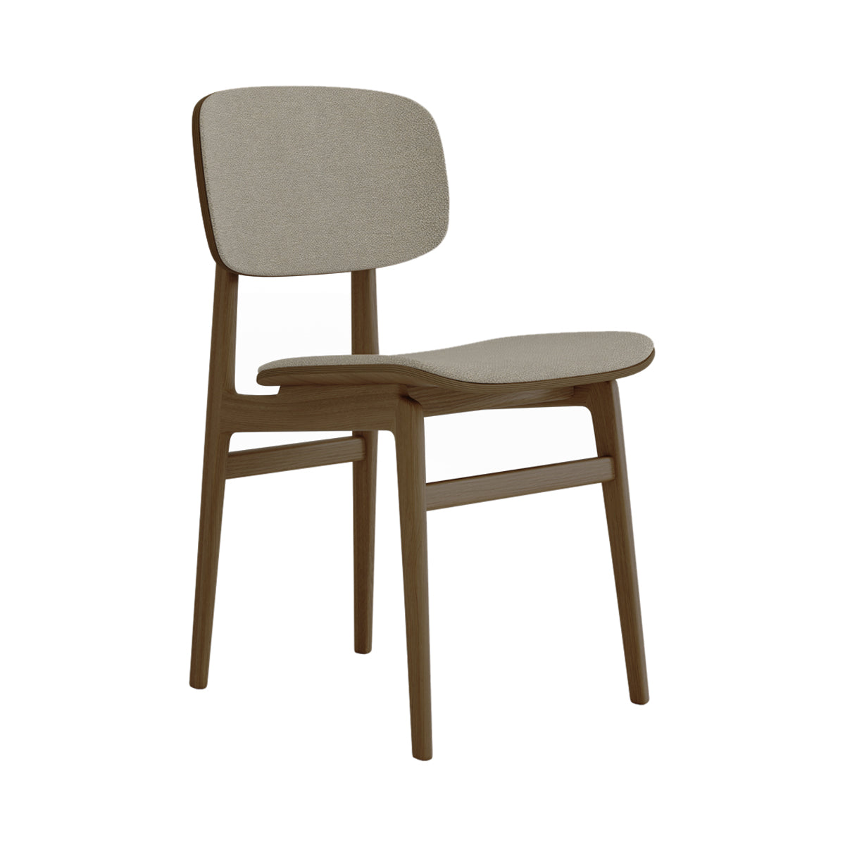 Ny11 Chair: Front Upholstered + Light Smoked Oak