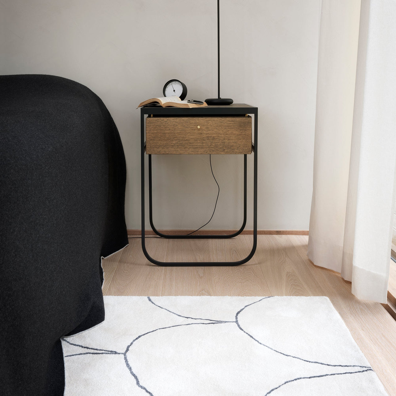 Fish Platinum Rug: Medium