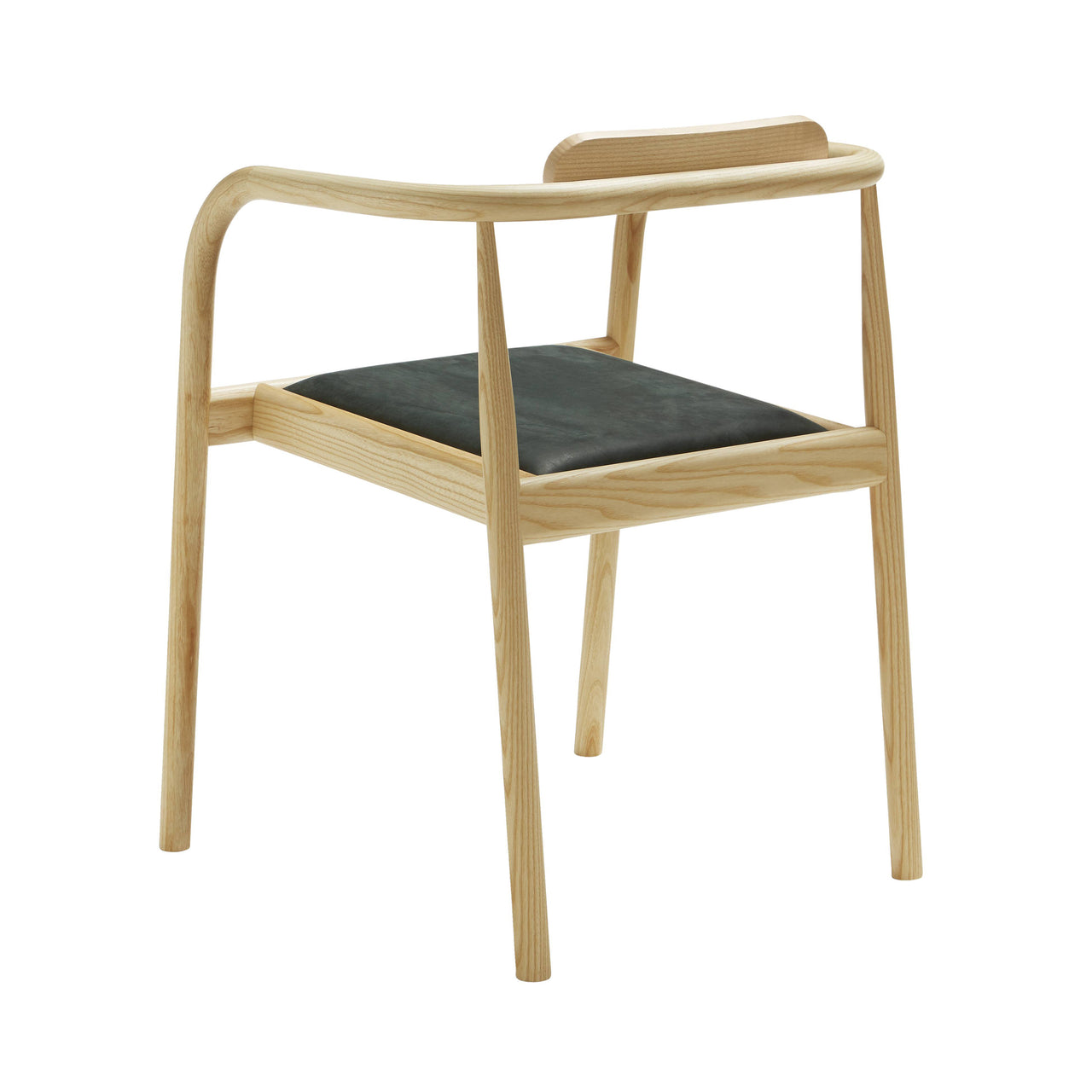 Ahm Chair: Upholstered + Natural Ash