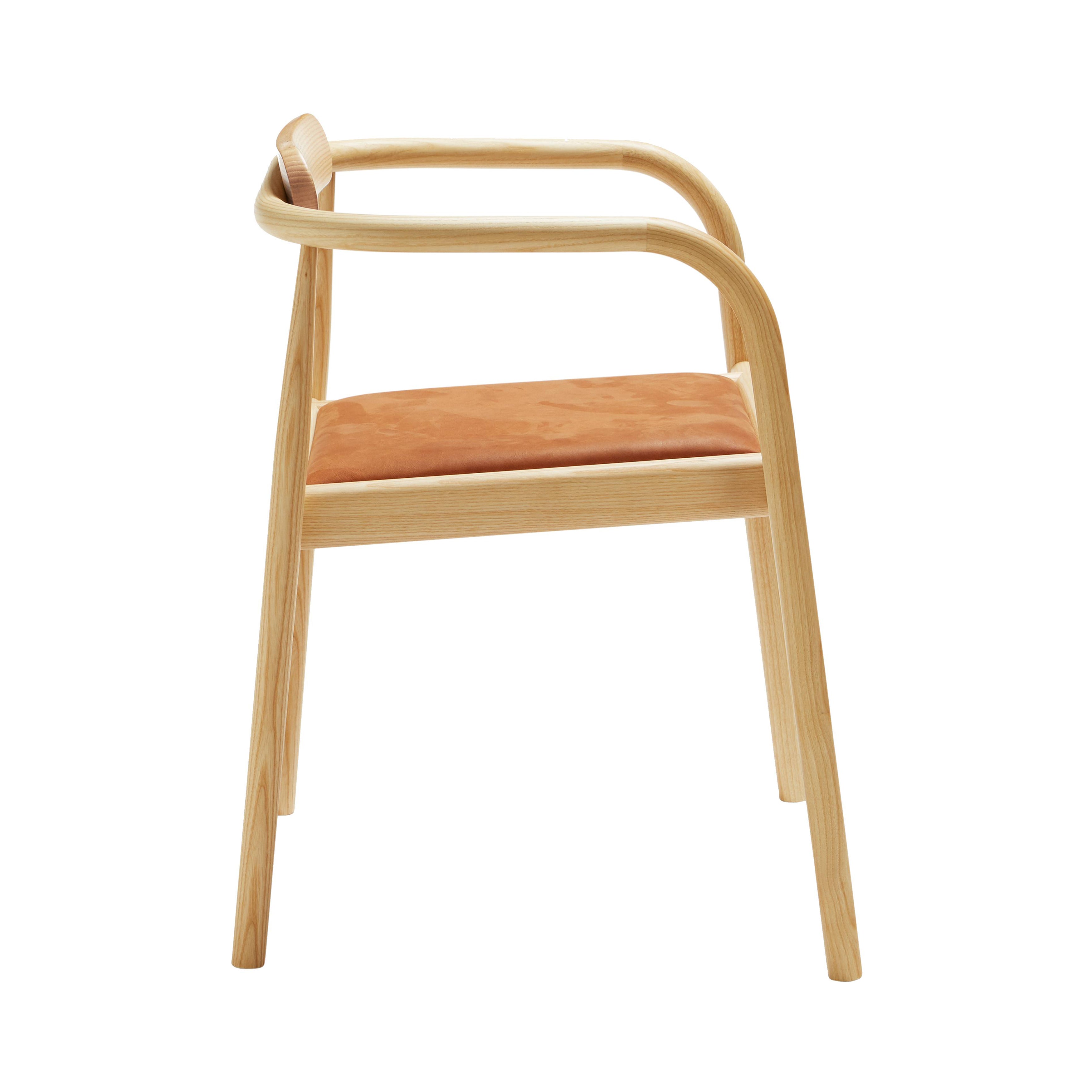 Ahm Chair: Upholstered + Natural Ash