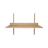 Sector Desk: Oak + Brass