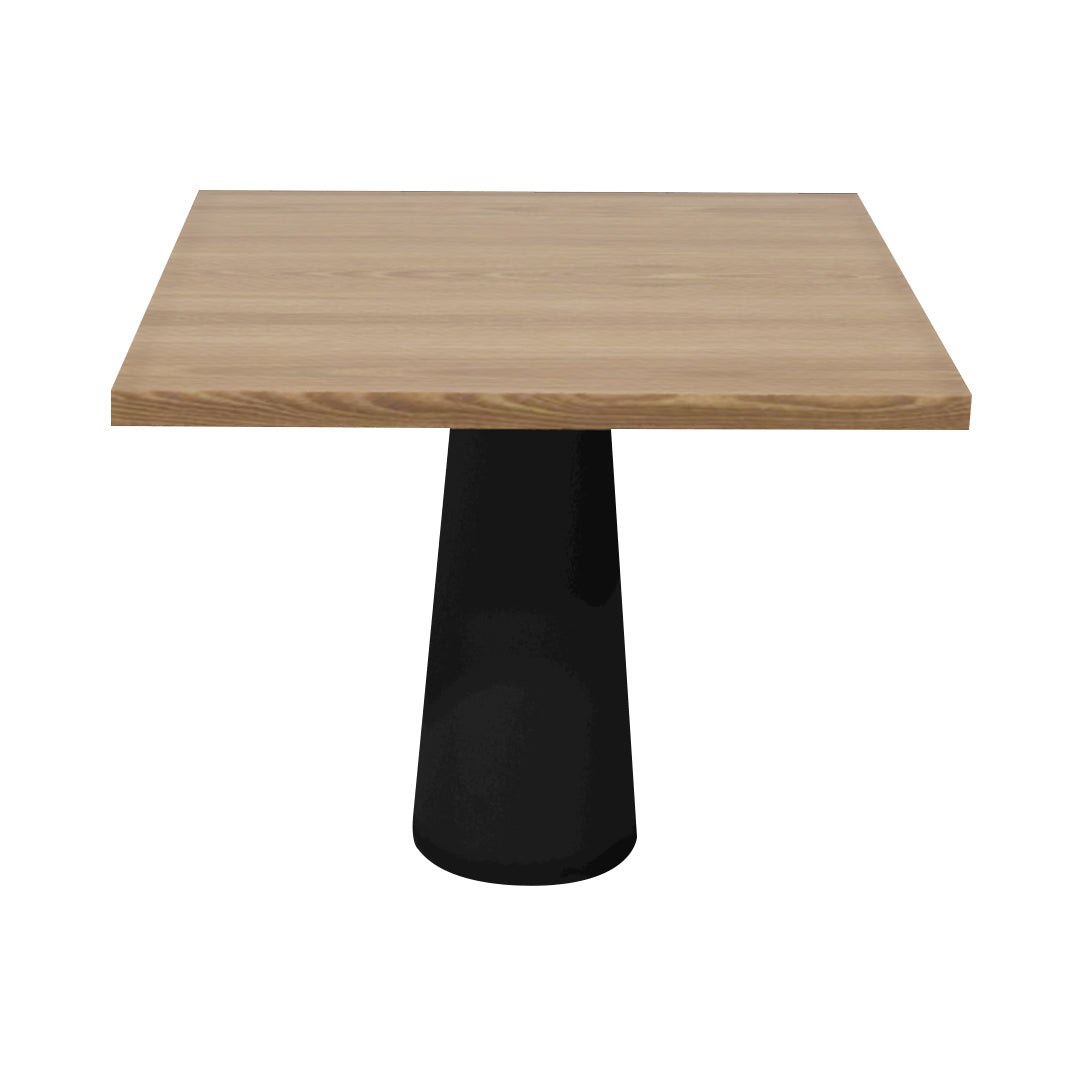 Container Square Table: Large + Natural Oil + Black