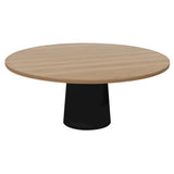 Container Round Table: XXL + Natural Oil + Black