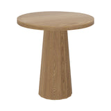 Container Round Table: Extra Small + Bodhi Cover + Natural Oil + Natural Oil
