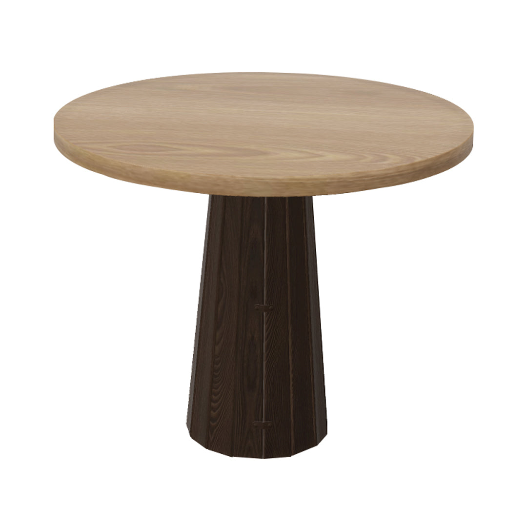 Container Round Table: Small + Bodhi Cover + Natural Oil + Cinnamon
