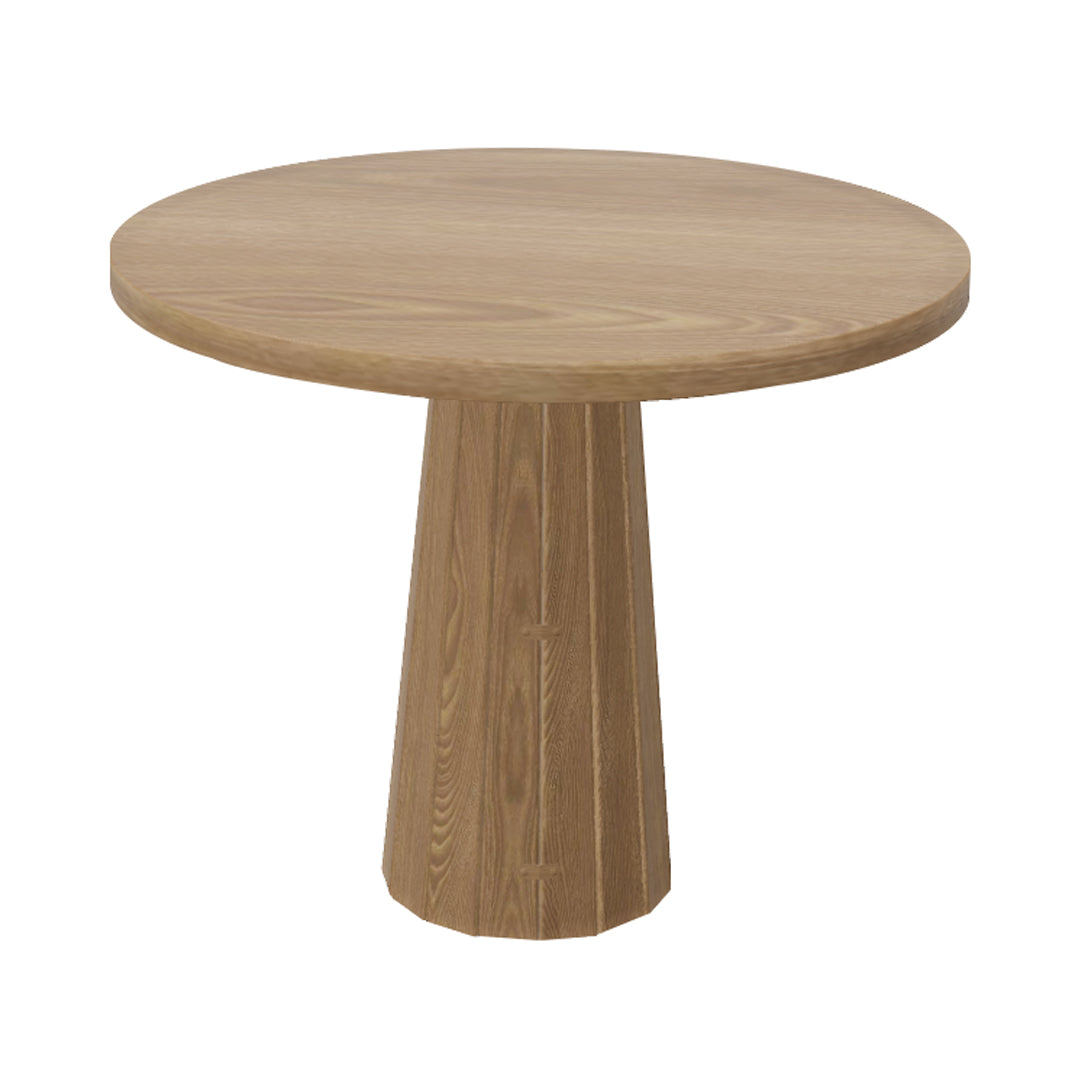 Container Round Table: Small + Bodhi Cover + Natural Oil + Natural Oil