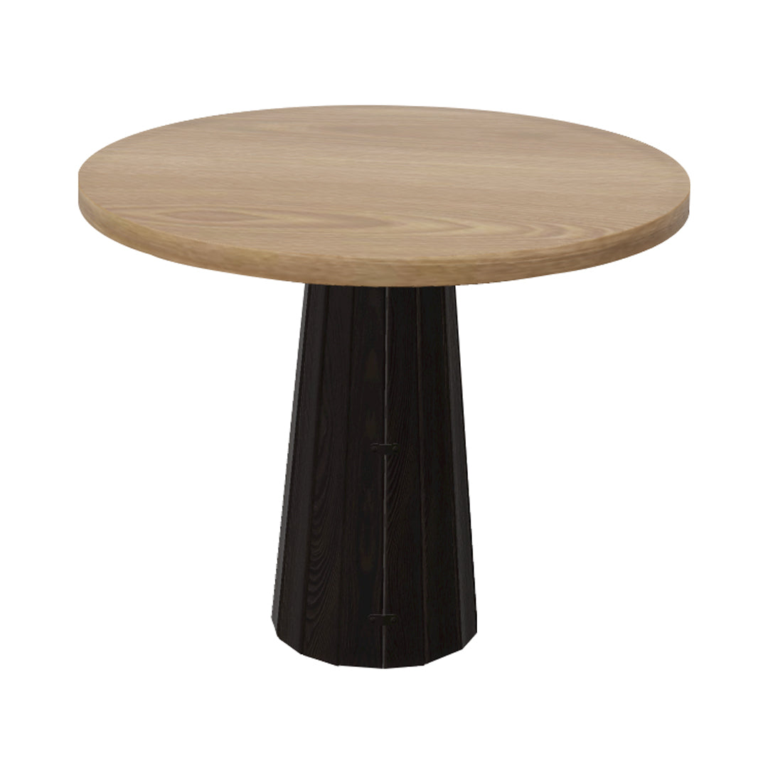 Container Round Table: Small + Bodhi Cover + Natural Oil + Wenge