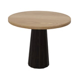 Container Round Table: Small + Bodhi Cover + Natural Oil + Wenge