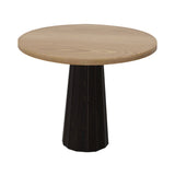 Container Round Table: Small + Bodhi Cover + Natural Oil + Wenge