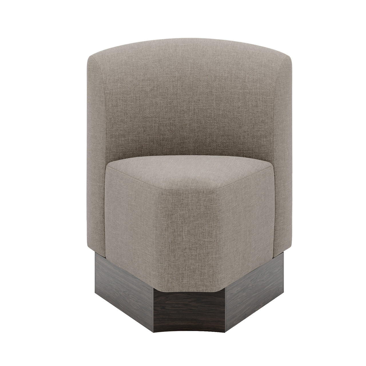 Shore Dining Curved Sofa Modules: Corner Inward