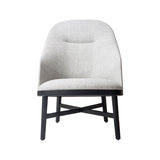 Bund Lounge Chair: Black Oak