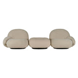 Pacha Sofa: 2-Seater with Armrests and Ottoman