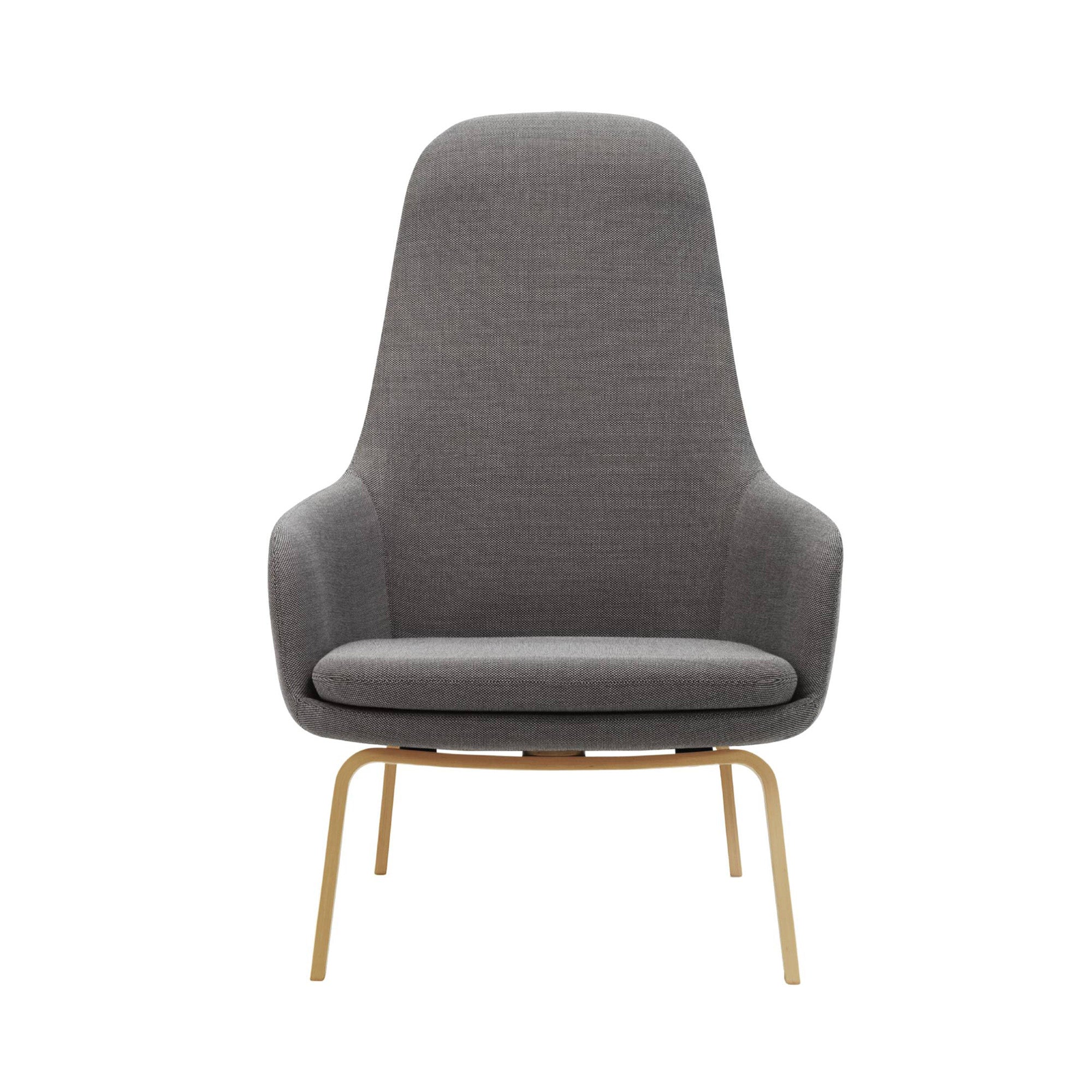 Era Lounge Chair: High + Wood Base