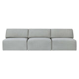 Wonder Sofa: 3 Seater without Armrest + Fixed Cover