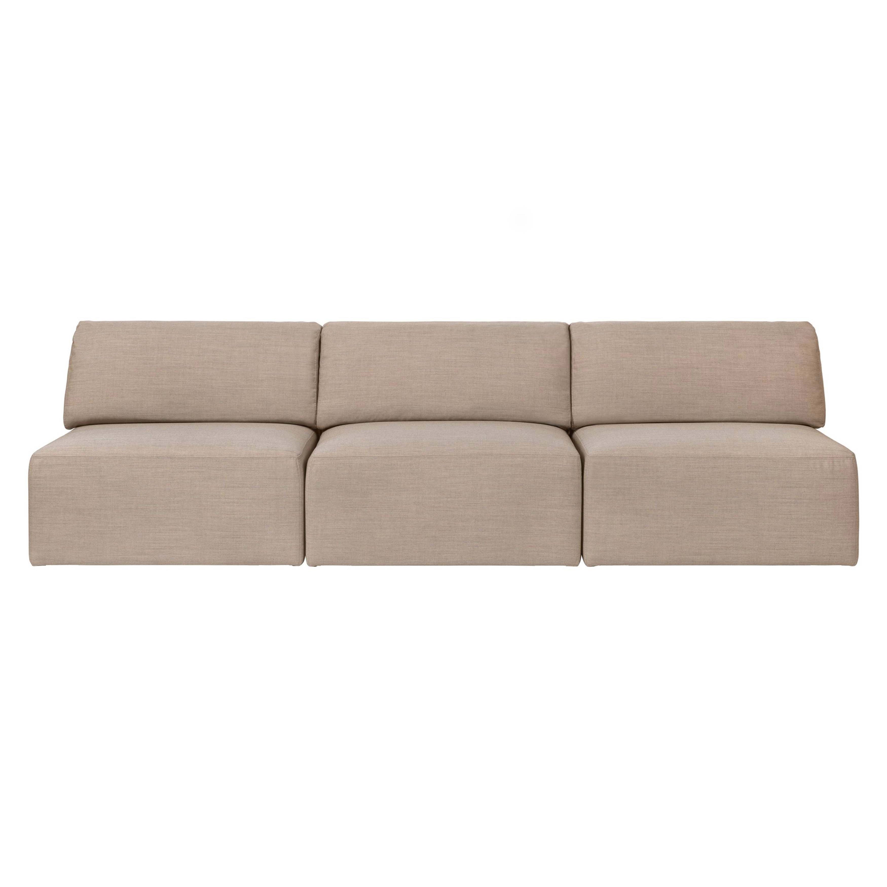 Wonder Sofa: 3 Seater without Armrest + Fixed Cover