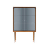Juno Cabinet: Ash Stained Walnut + Copper