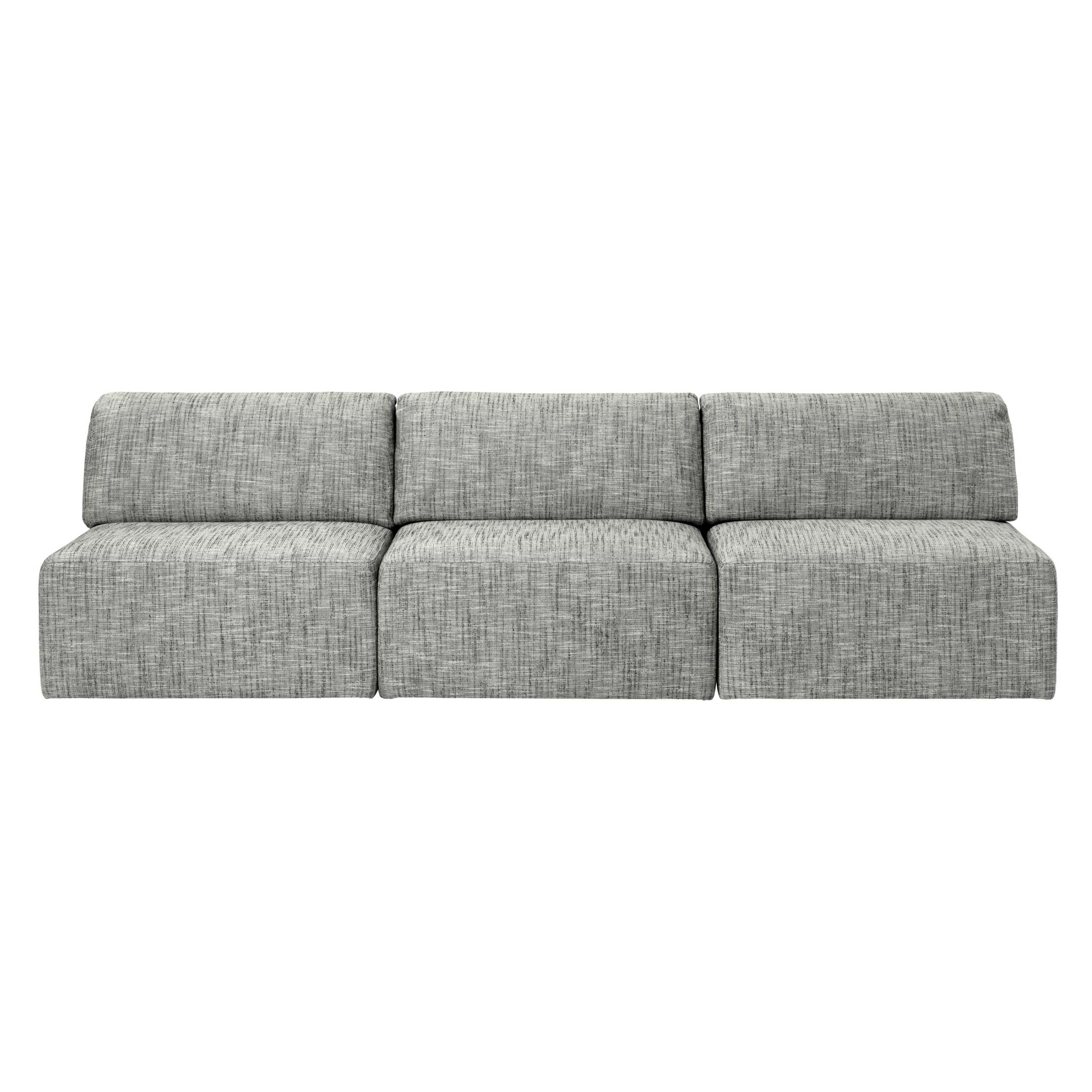 Wonder Sofa: 3 Seater without Armrest