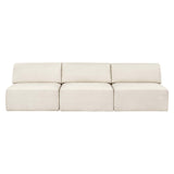 Wonder Sofa: 3 Seater without Armrest + Fixed Cover