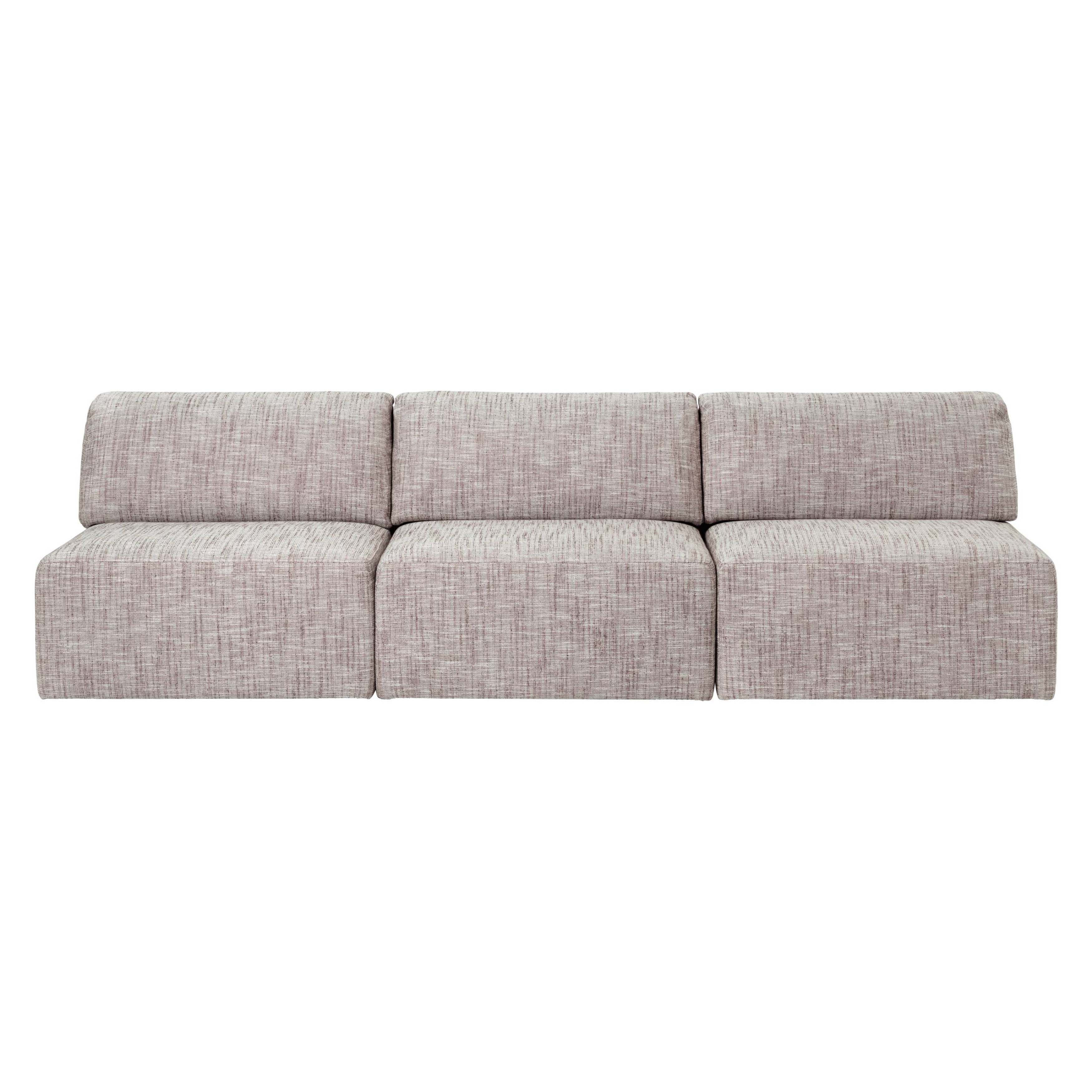 Wonder Sofa: 3 Seater without Armrest