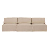 Wonder Sofa: 3 Seater without Armrest