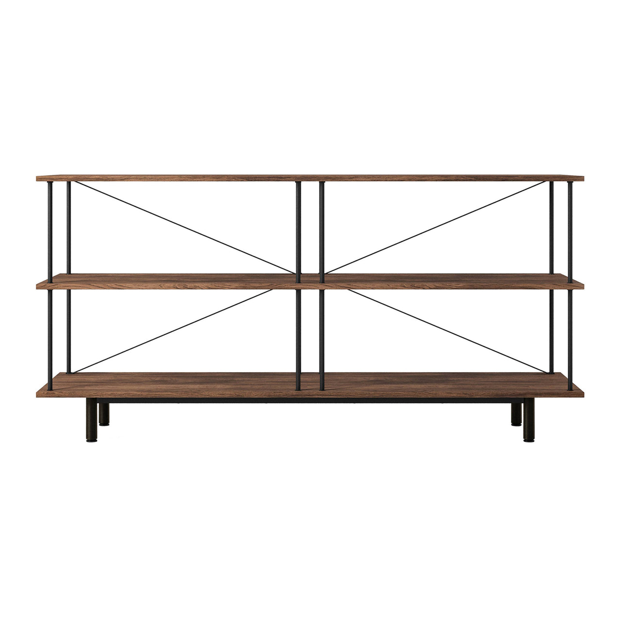 Seiton Shelf: Natural Walnut + 3