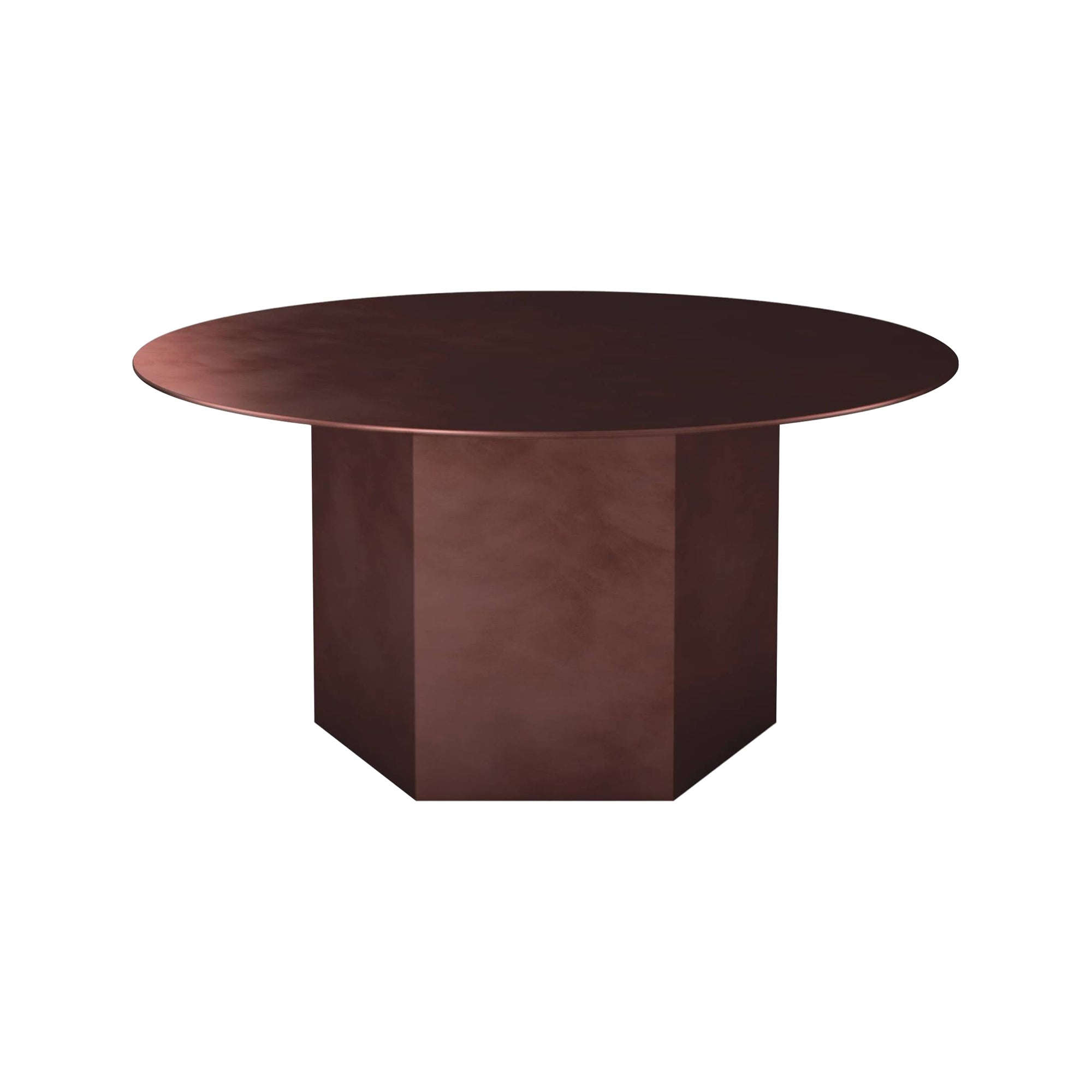 Epic Round Coffee Table: Steel + Medium - 31.5