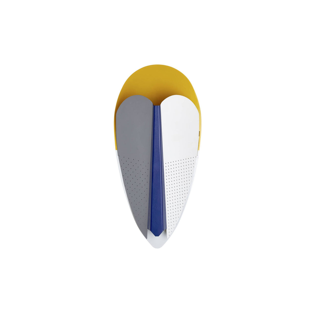 Sorcier Wall Light: Grey + Yellow + Blue