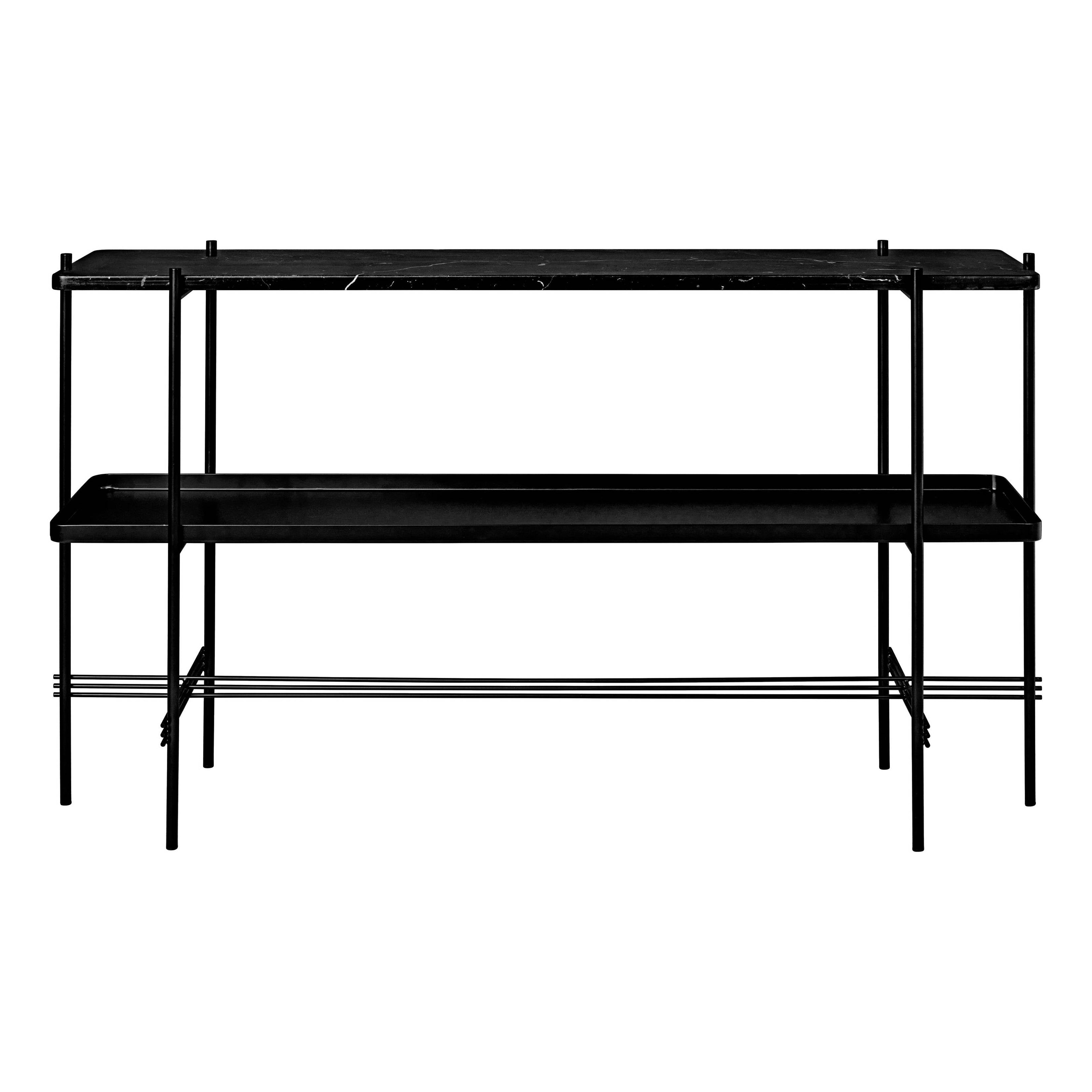 TS Console: With Tray + Black Marquina Marble