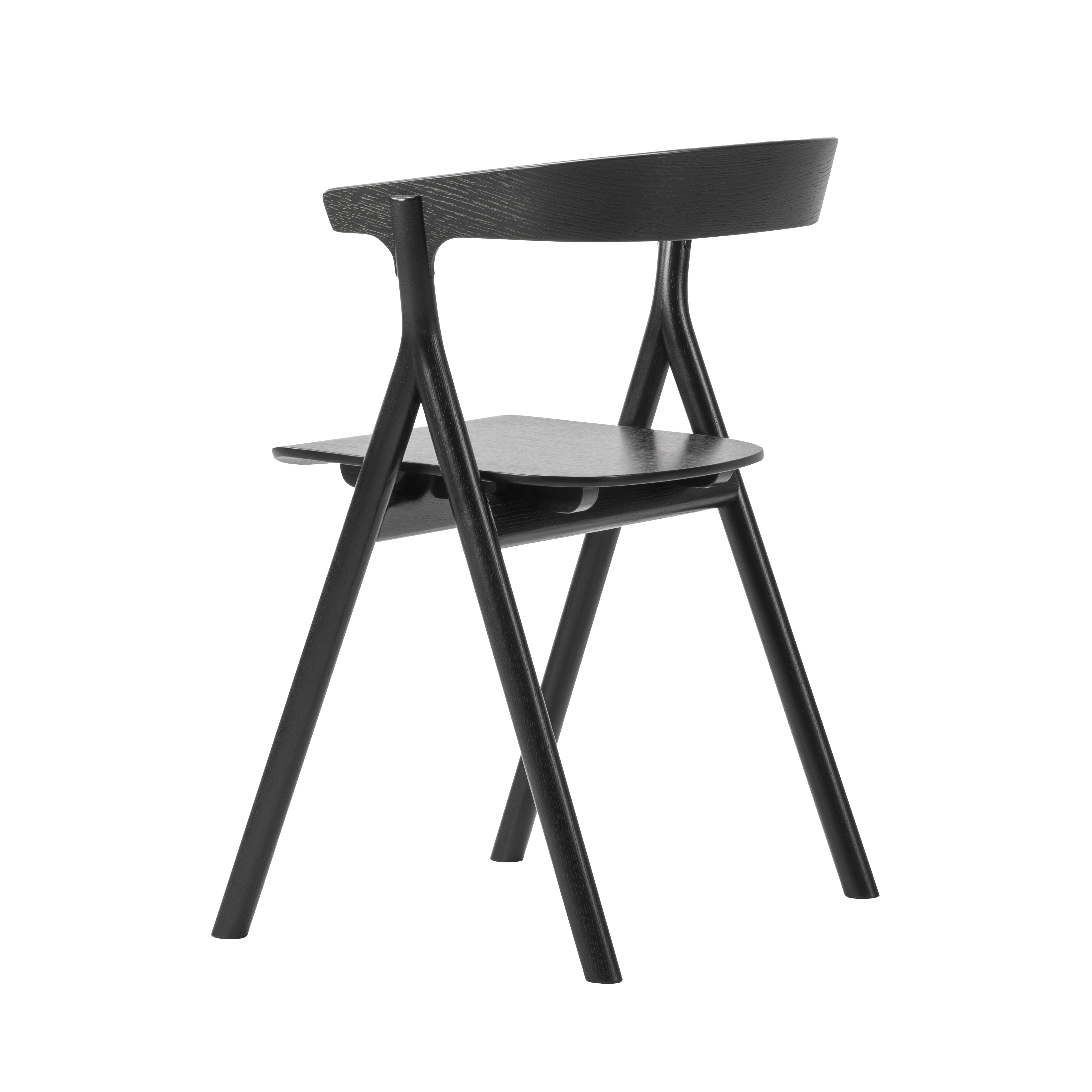 Yksi Chair: Black Lacquered Oak