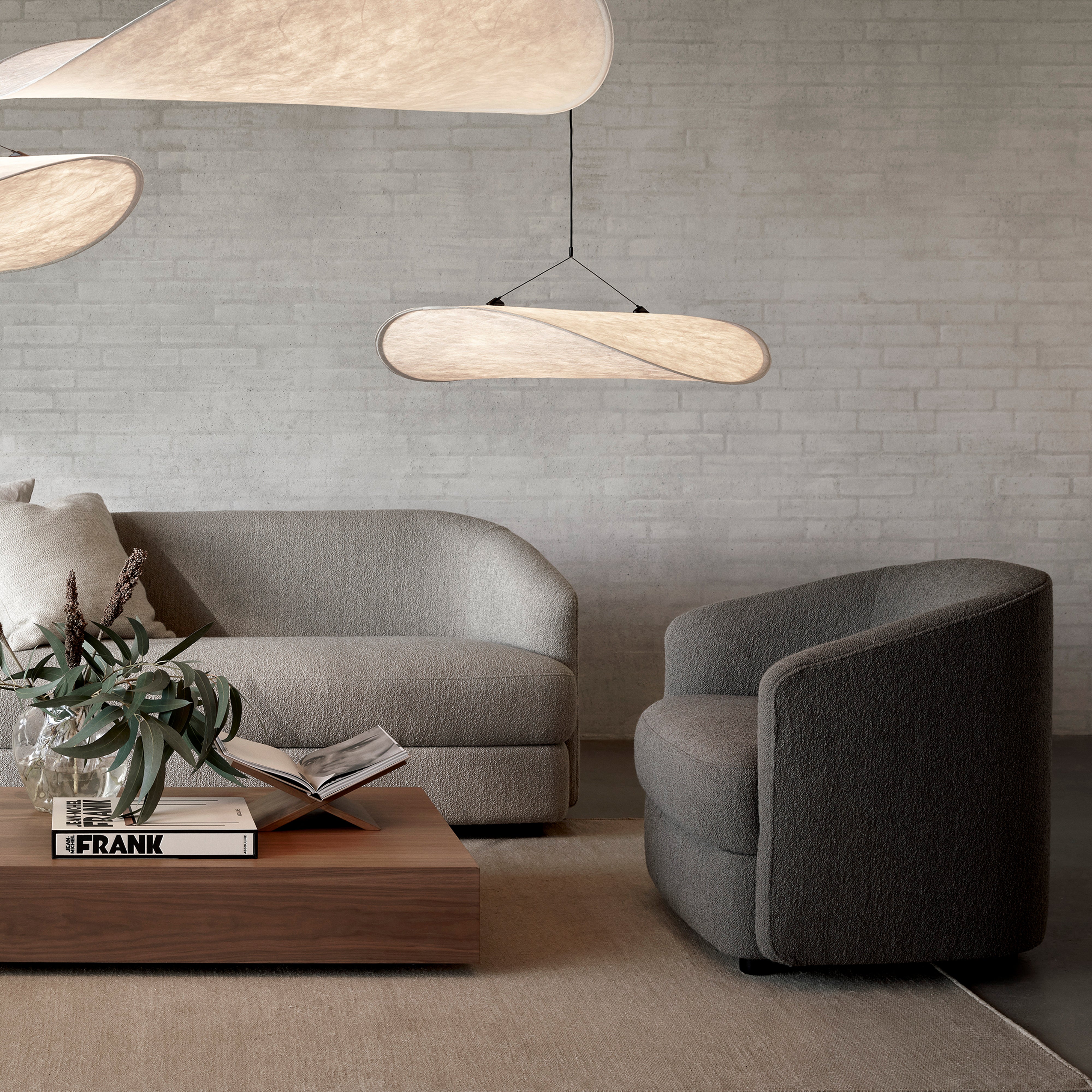 Covent Lounge Chair: Upholstered