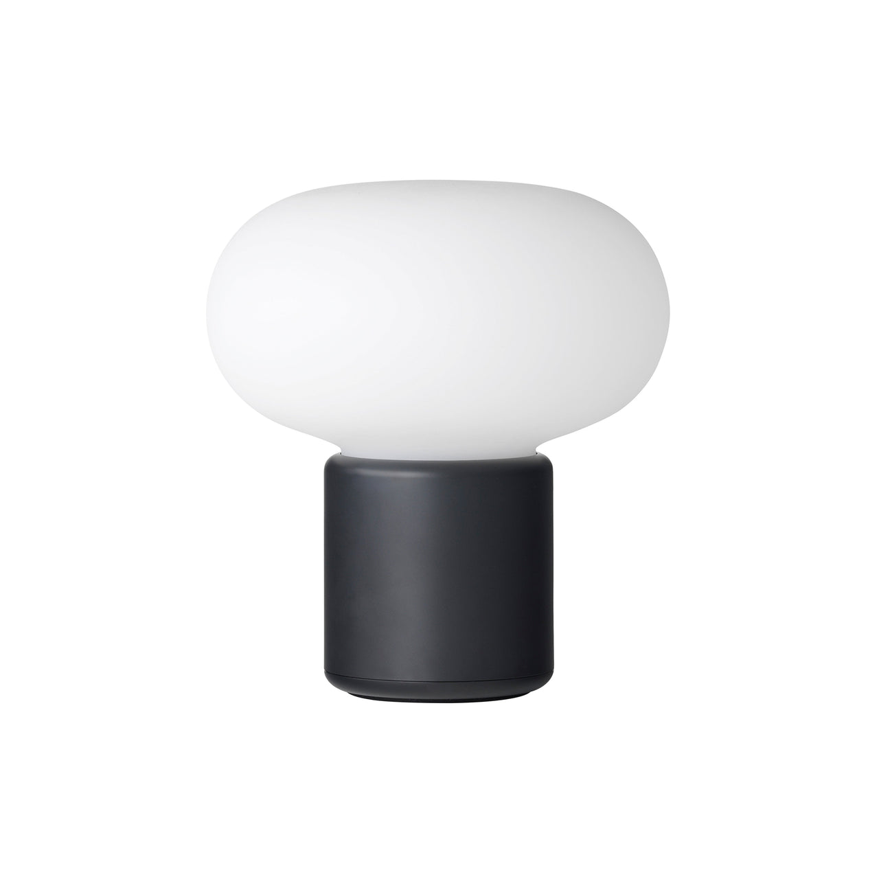 Karl-Johan Portable Table Lamp: Cold Black