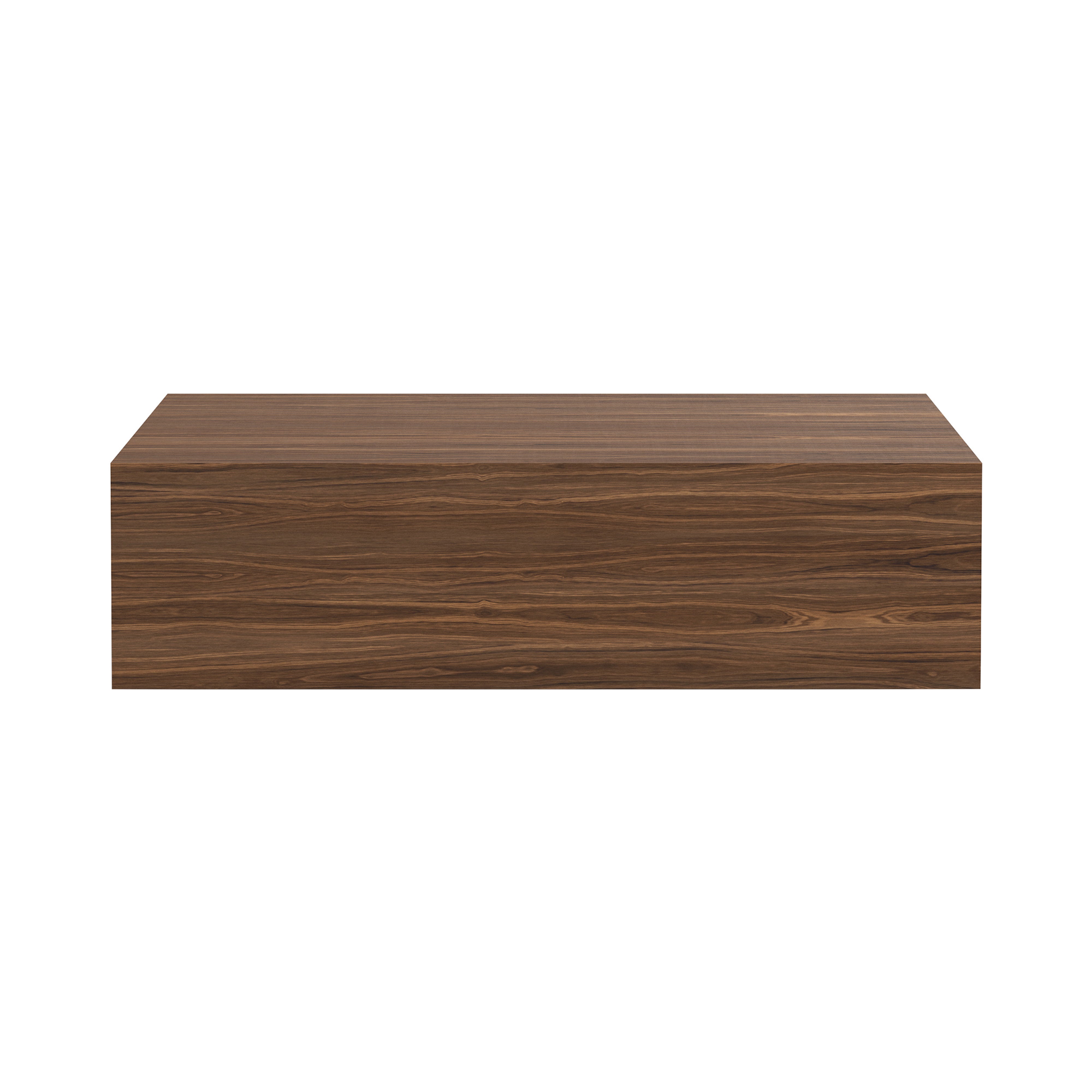 Mass Coffee Table High: Without Drawer + Walnut