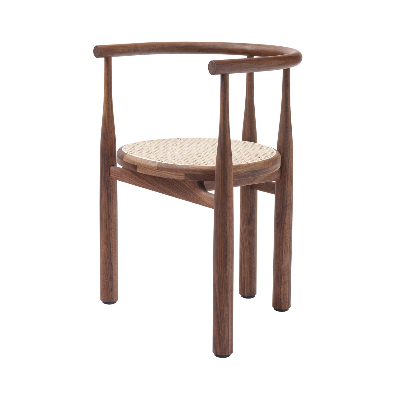 Bukowski Chair: Walnut + French Cane