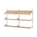 New Works Office Shelf: Oak + White
