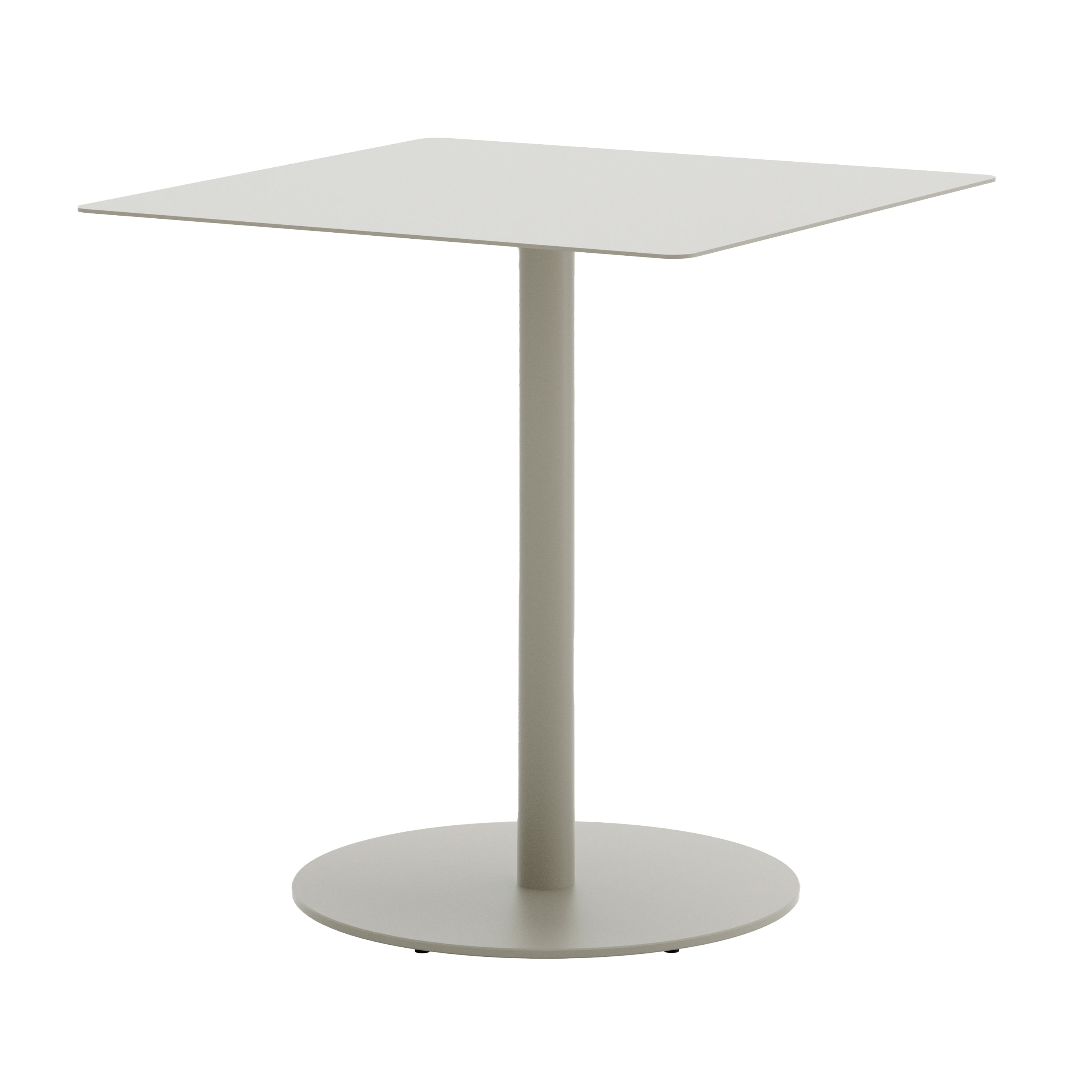May Bistro Table: Square + Light Grey