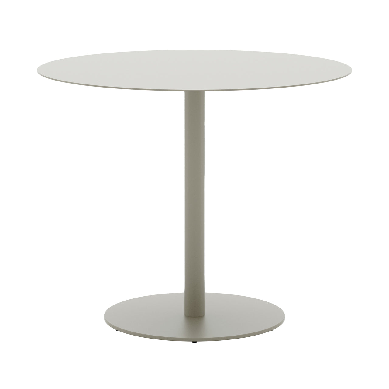 May Bistro Table: Round + Light Grey