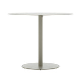 May Bistro Table: Round + Light Grey