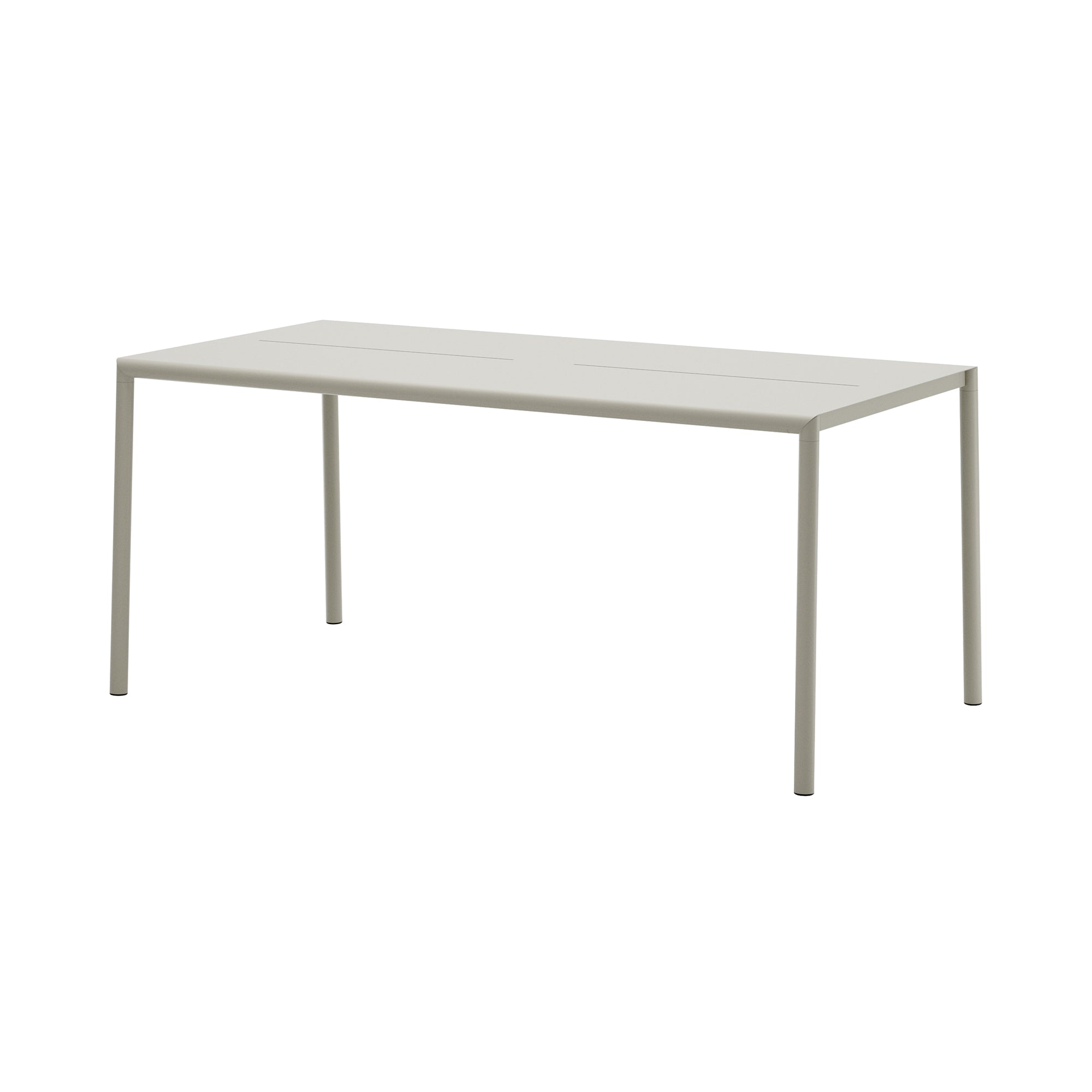 May Table: Rectangle + Light Grey