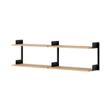 New Works Chamber Shelf: Oak + Black