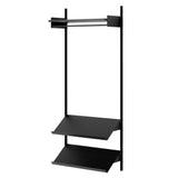 New Works Wardrobe Shelf: 1 + Black Ash + Black